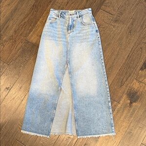 Pilcro Light Blue Denim Maxi Skirt